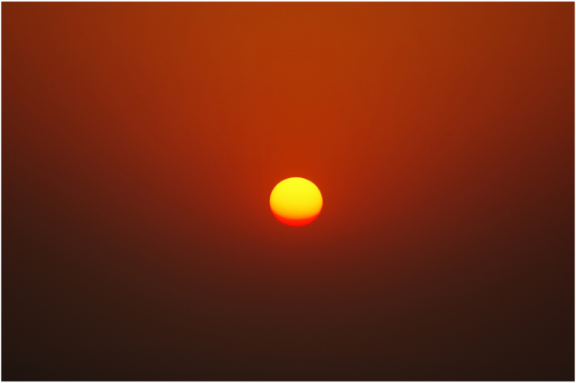 Sunset, India