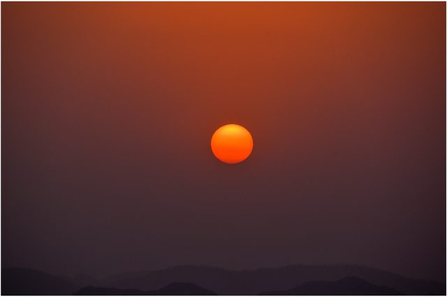Sunset, India