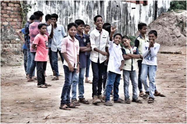 Children in Cochin, Kerala, India